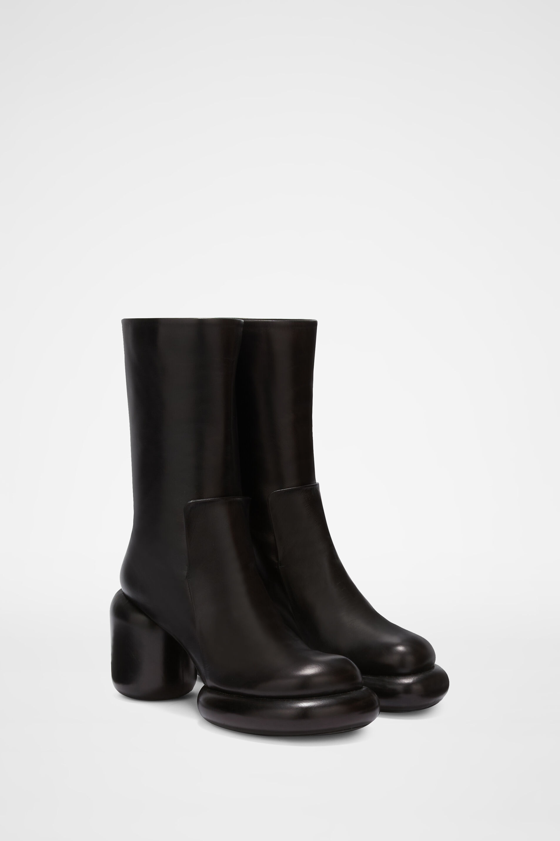 Platform Ankle Boots - 3