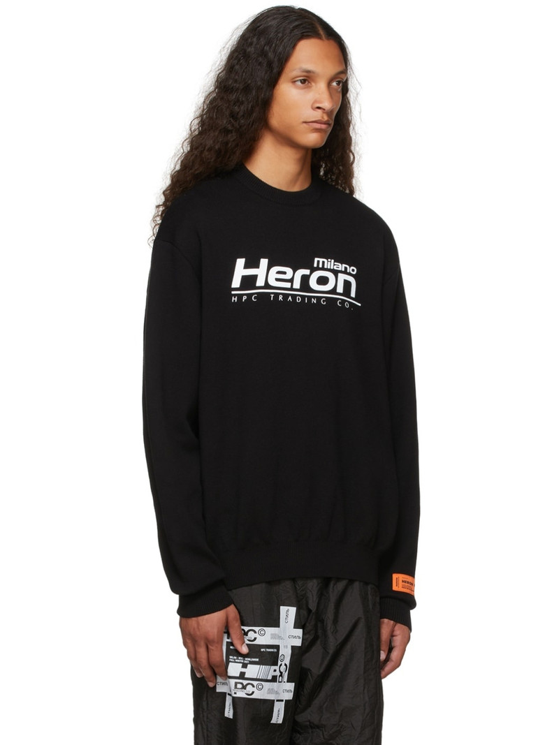 Black Knit 'Trading' Sweater 2