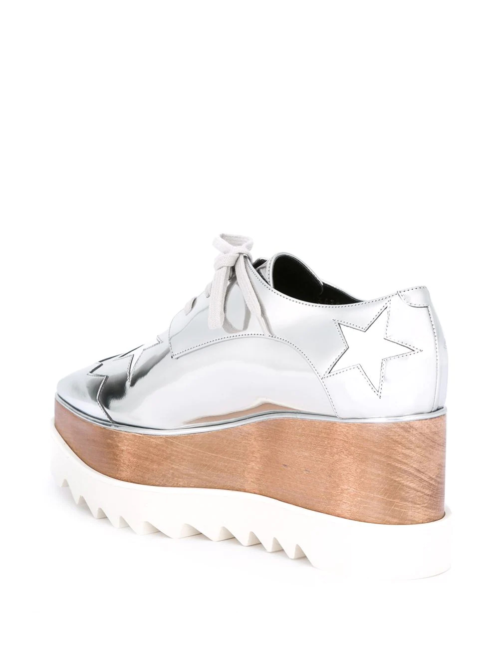Elyse Stars Mirror Lace Up Flatform - 3