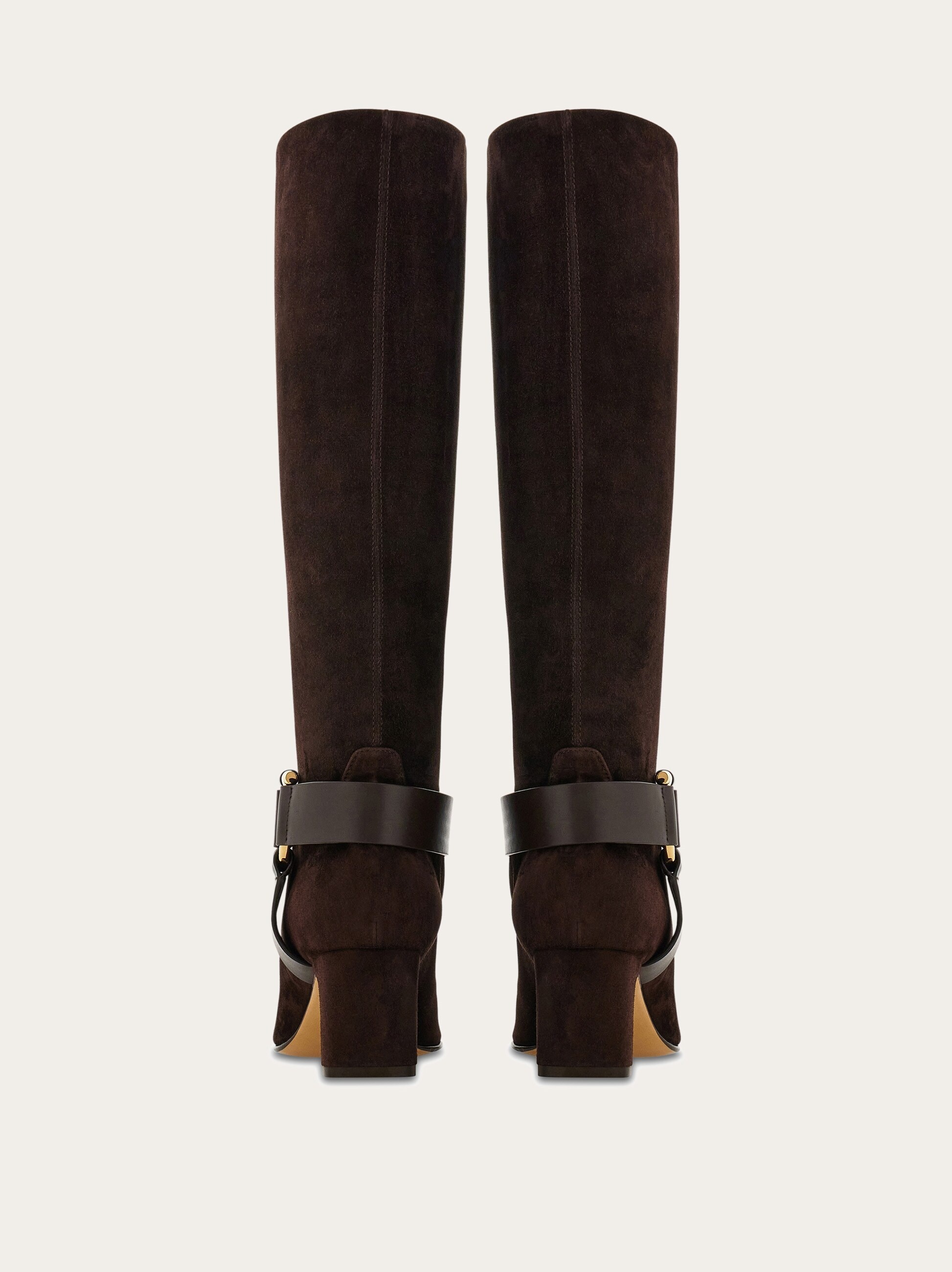Gancini ornament knee high boot - 4