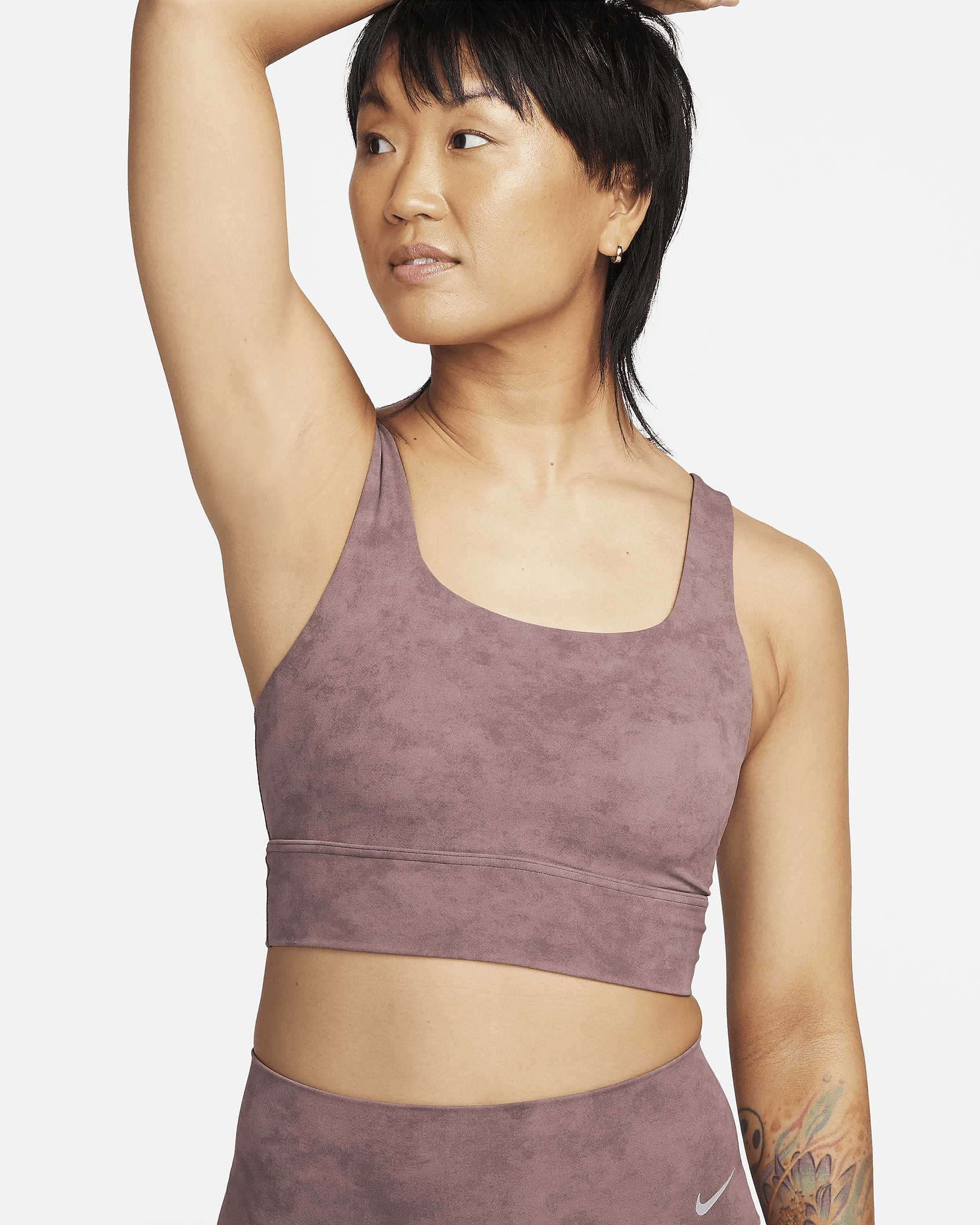 Nike Zenvy Tie-Dye Women's Medium-Support Padded Longline Sports Bra - 1