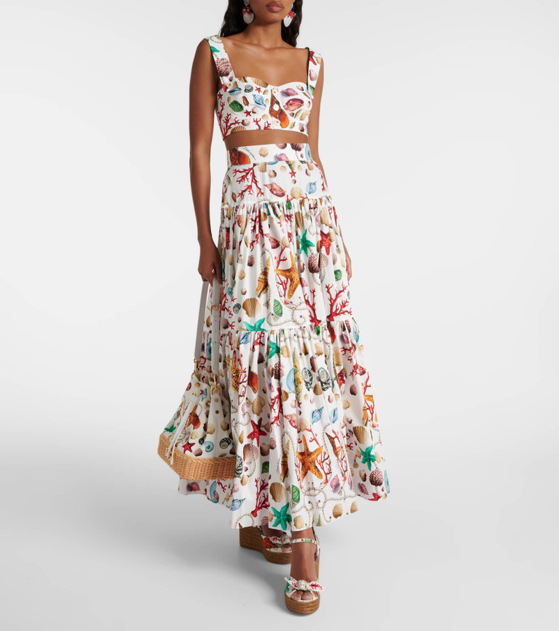 Dolce & Gabbana Capri Cava printed espadrille wedges outlook