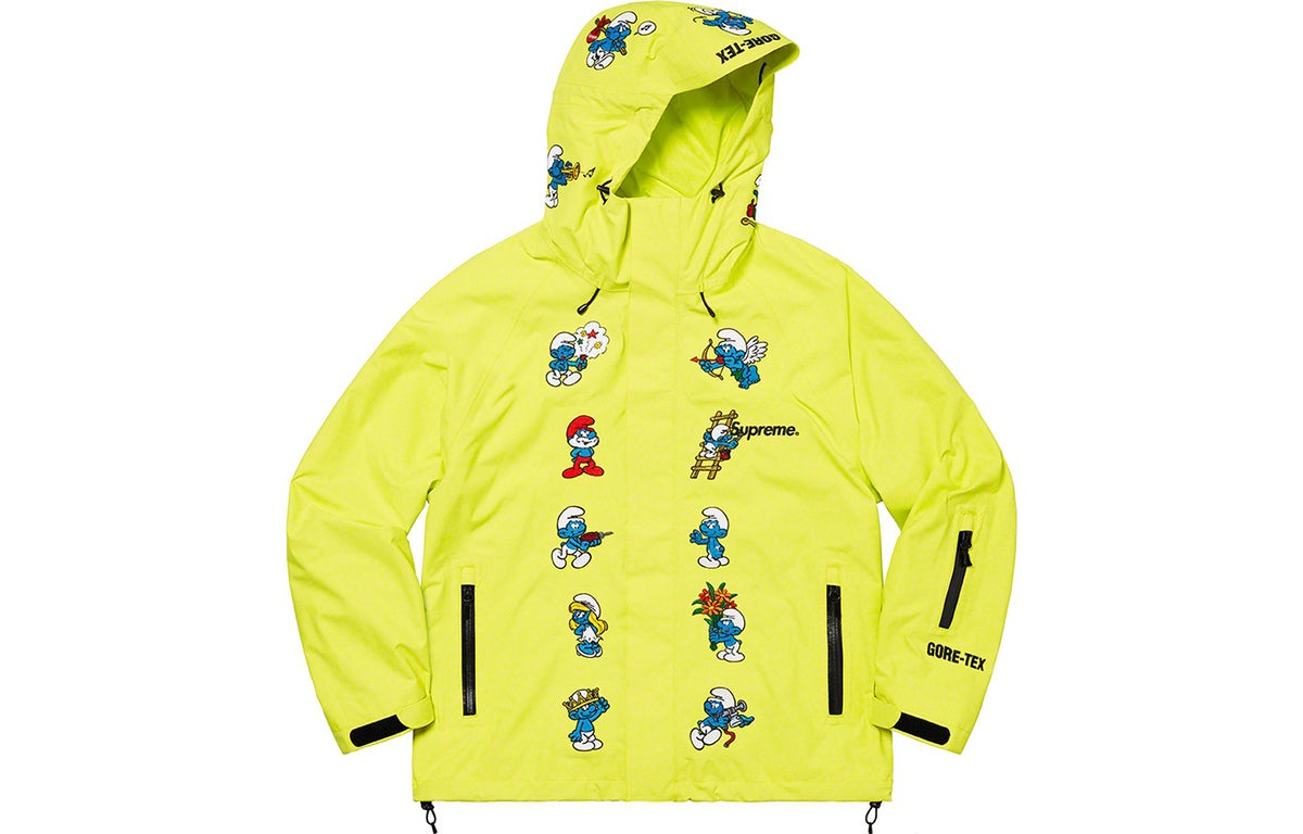 Supreme x Smurfs GORE-TEX Shell Jacket 'Black Blue White' SUP-FW20-015 - 8