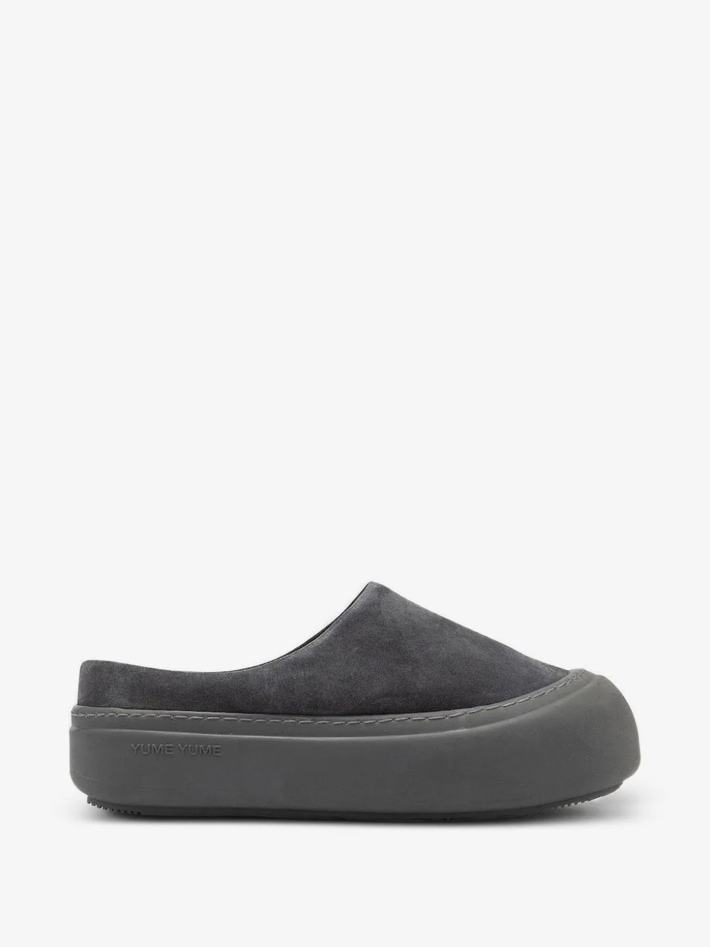 Goofy suede mules - 1