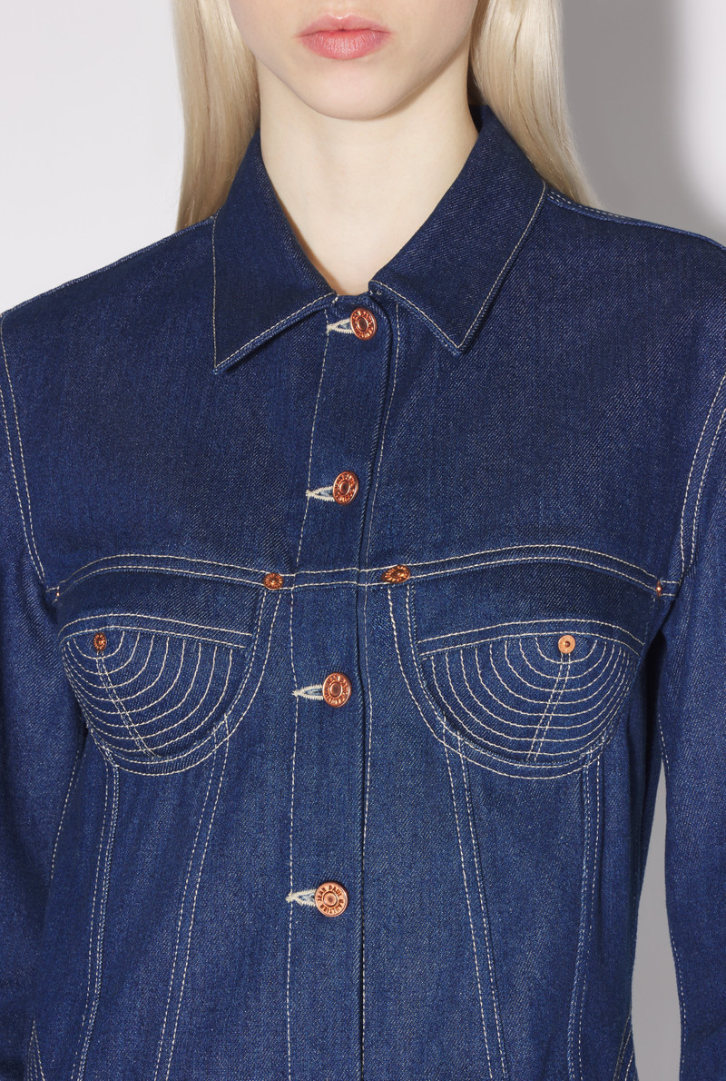 THE CONICAL DENIM COAT 5