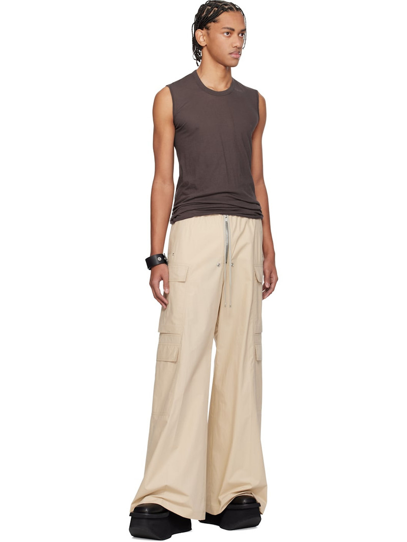 Rick Owens Brown Temple Basic SL Tank Top outlook