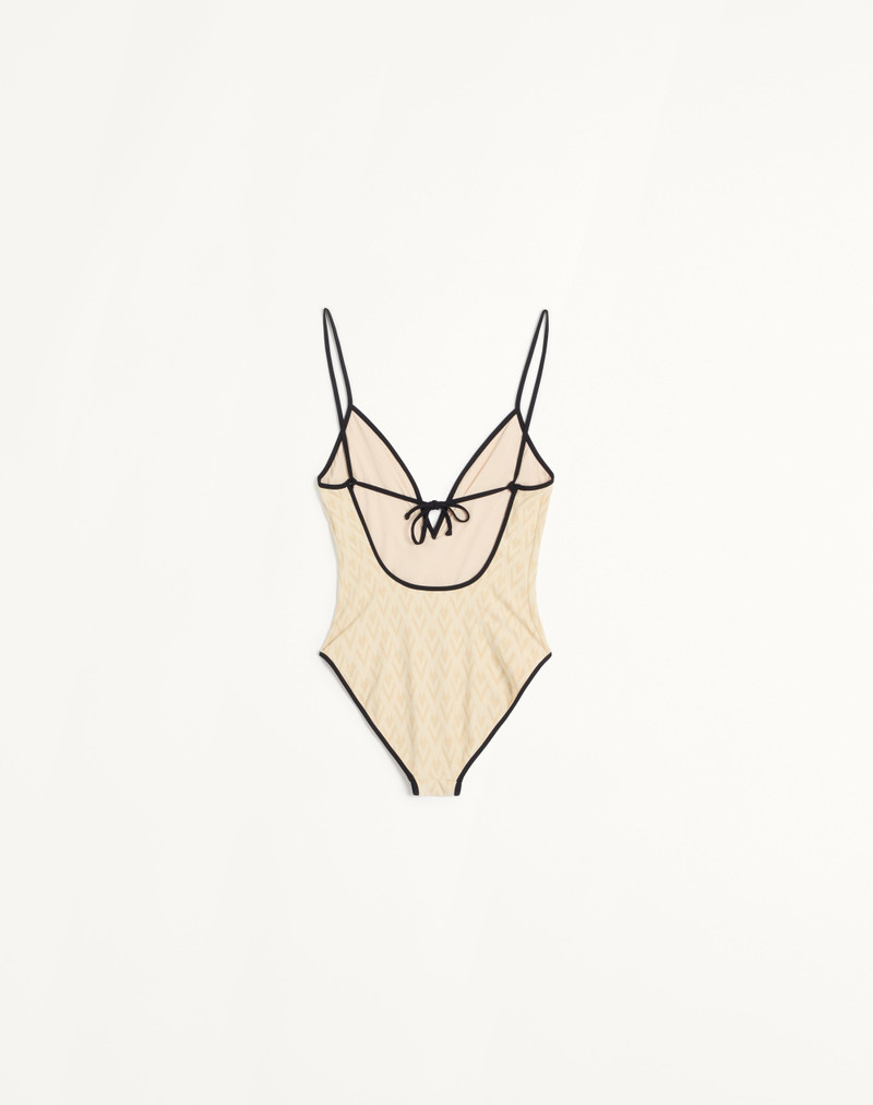 Valentino TOUTE LA V JACQUARD SWIMSUIT outlook