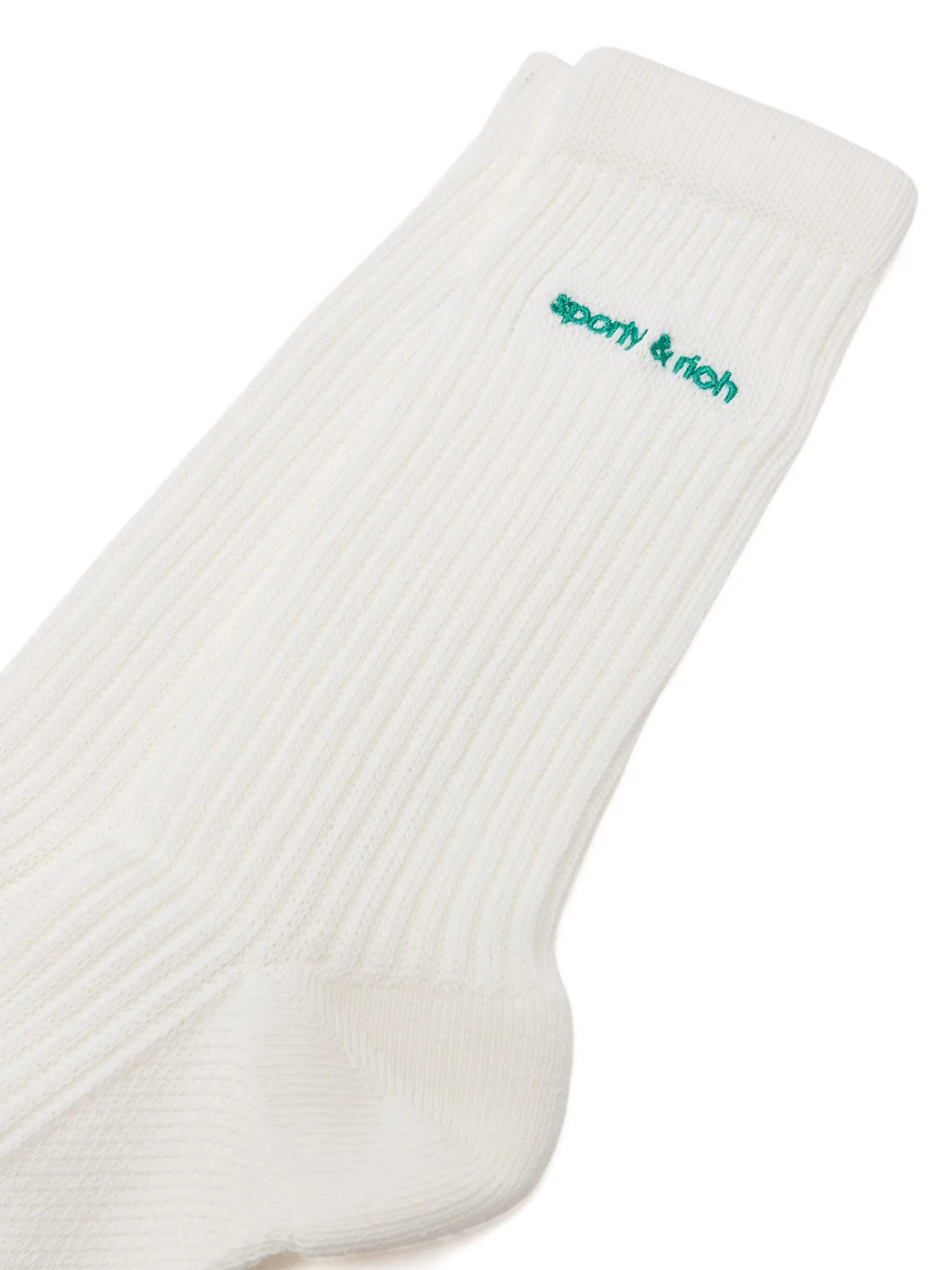 Adidas X Sporty & Rich Logo-embroidered Socks - 2