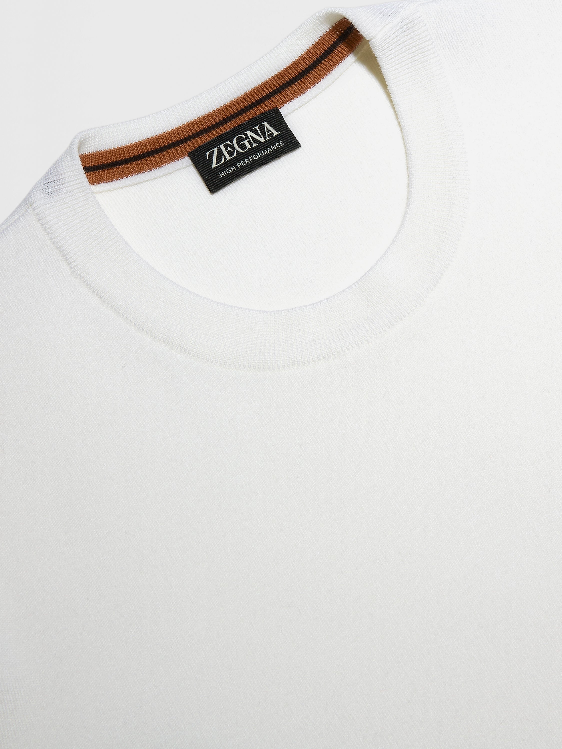 WHITE HIGH PERFORMANCE™ WOOL CREWNECK - 4