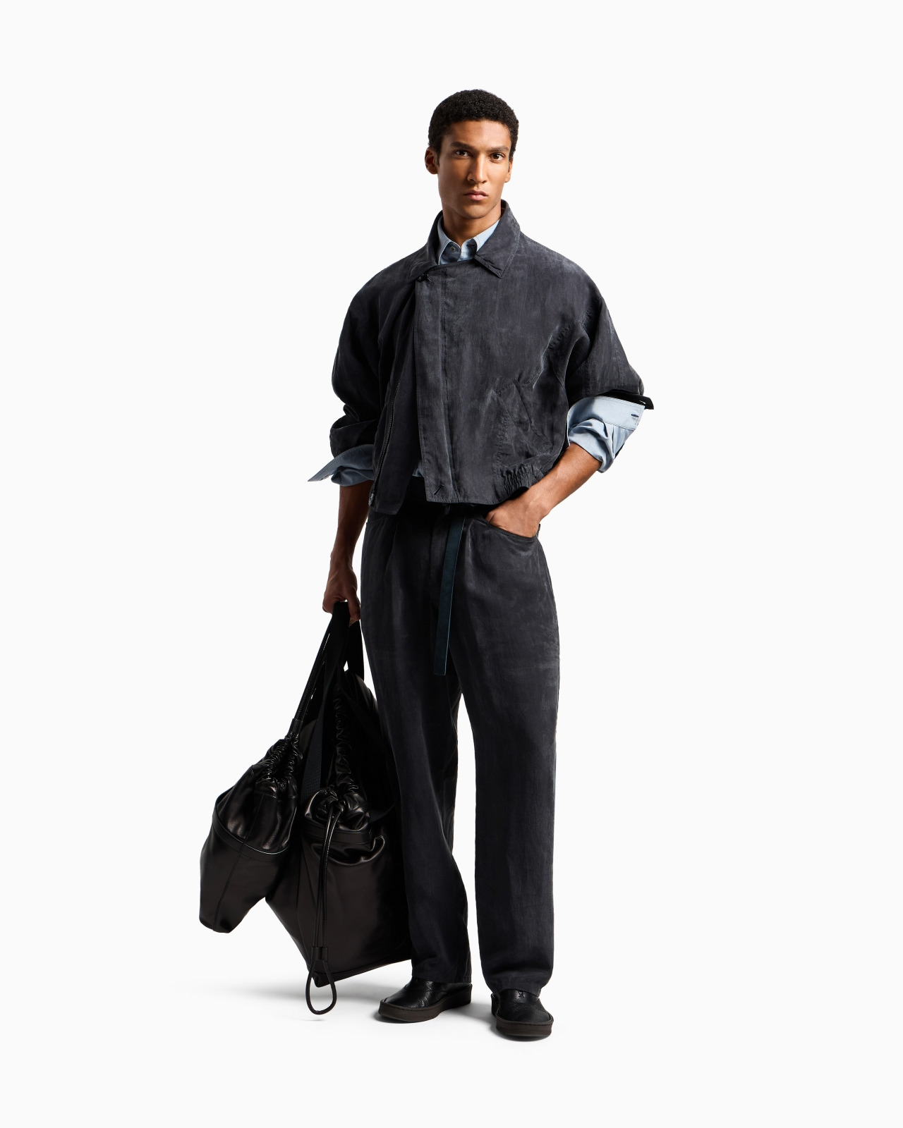 SILK CANVAS SHIRT - 2
