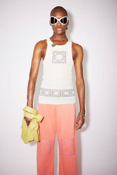 Acne Studios Ribbed tank top - Off white outlook