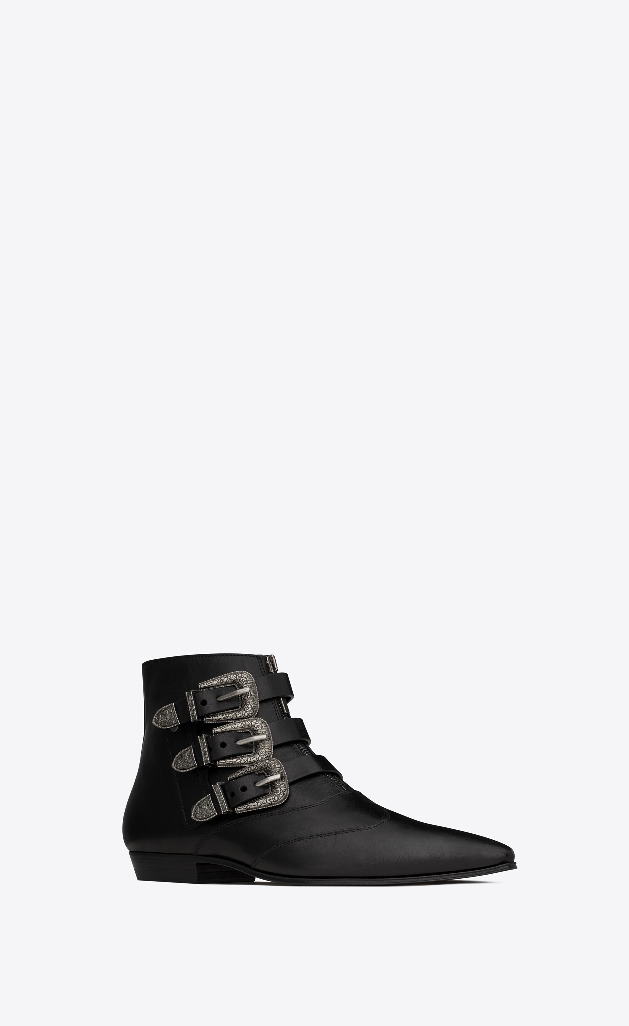 stan boots in smooth leather - 3