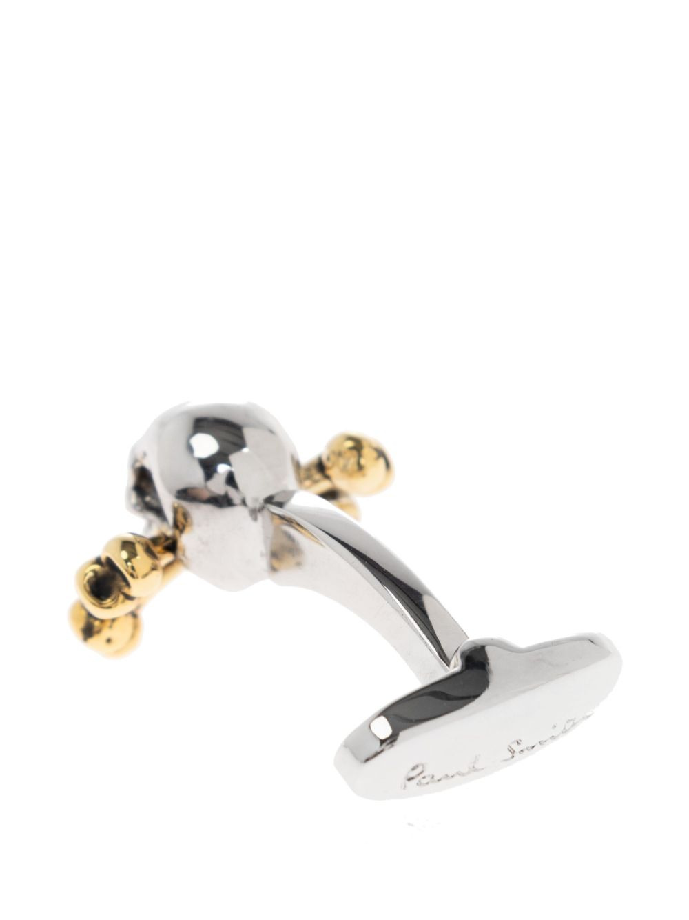 skull crossbones-motif cufflinks - 3