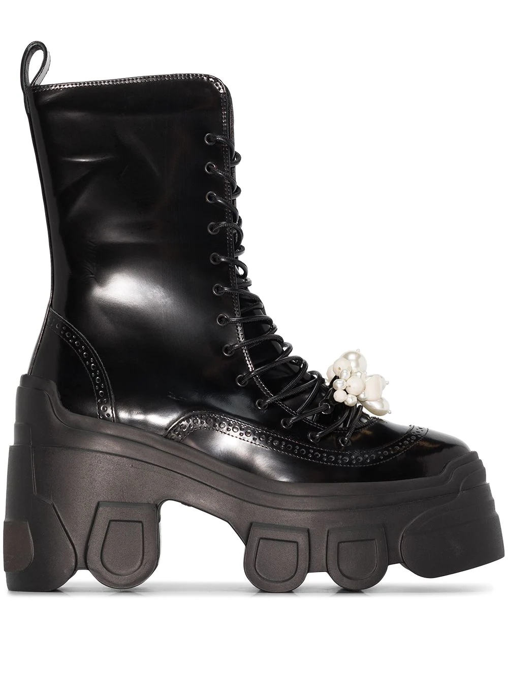 95mm platform combat boots - 1