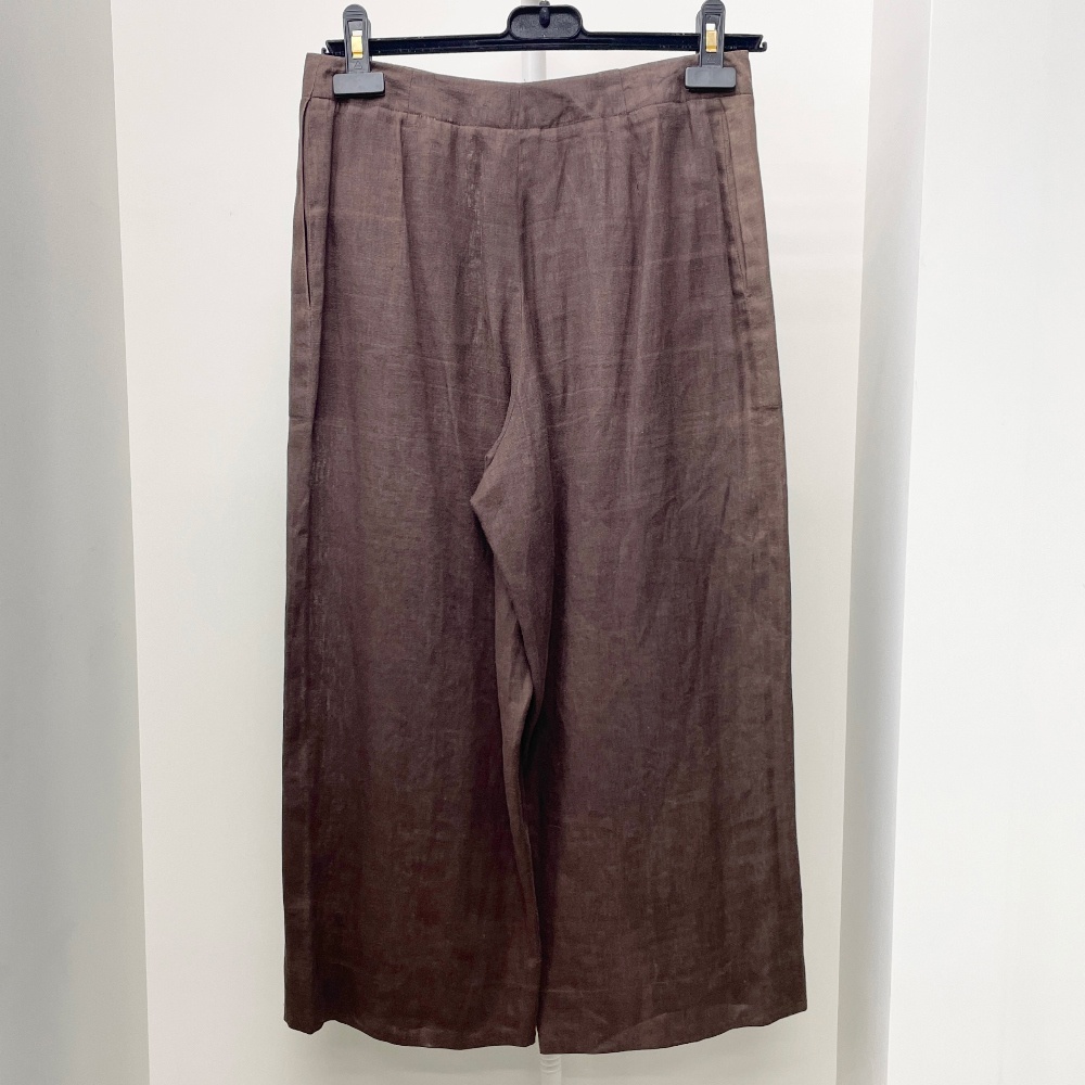 Hermes Linen Wide Pants 38 - 2