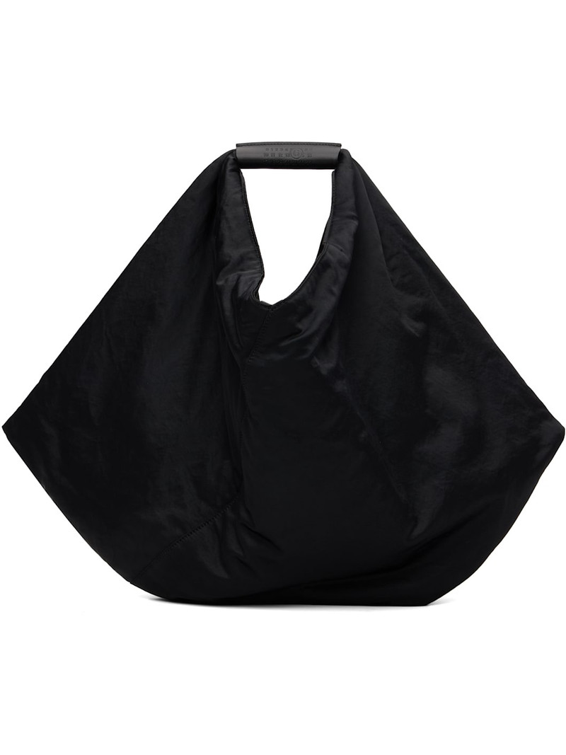 검정 일본의 draped tote 부대 1