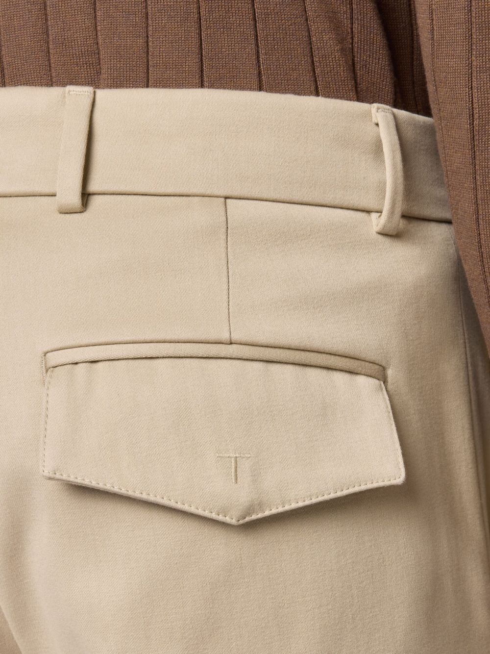 wide-leg cotton trousers - 6