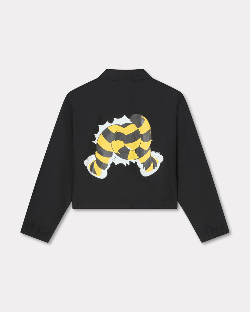 KENZO 'KENZO Wild Tiger' cropped coach jacket outlook