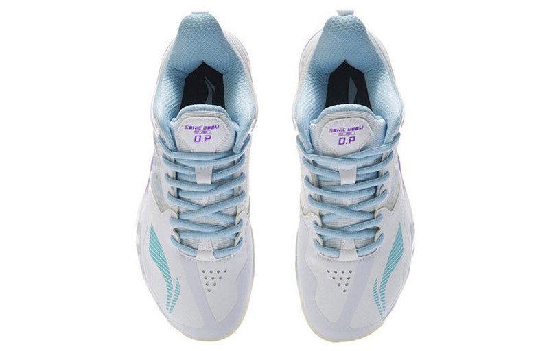 Li-Ning (WMNS) Li-Ning Sound OP 'White Blue' AYZQ008-5 outlook