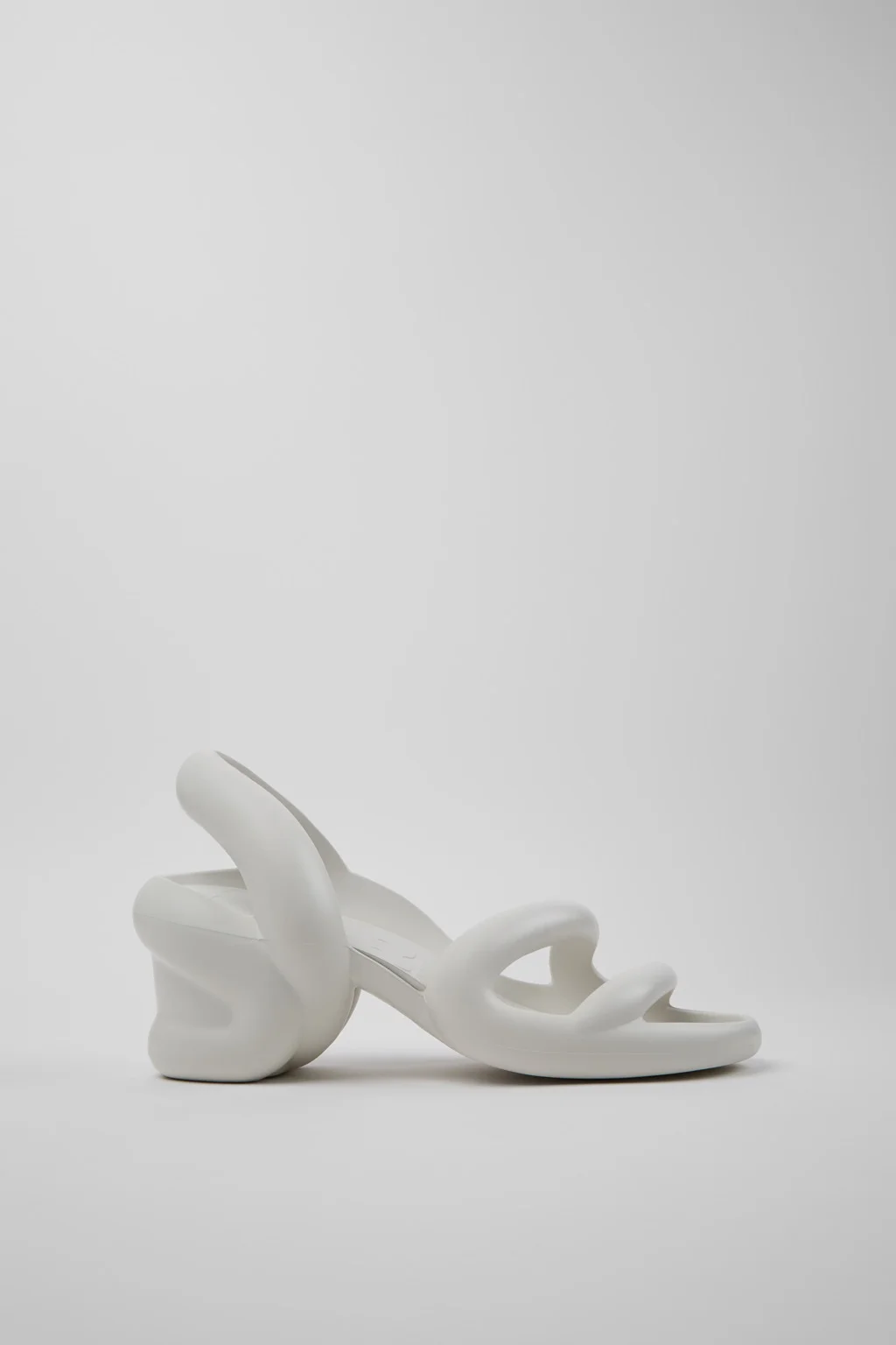 Kobarah White Textile Sandals for Men. - 1