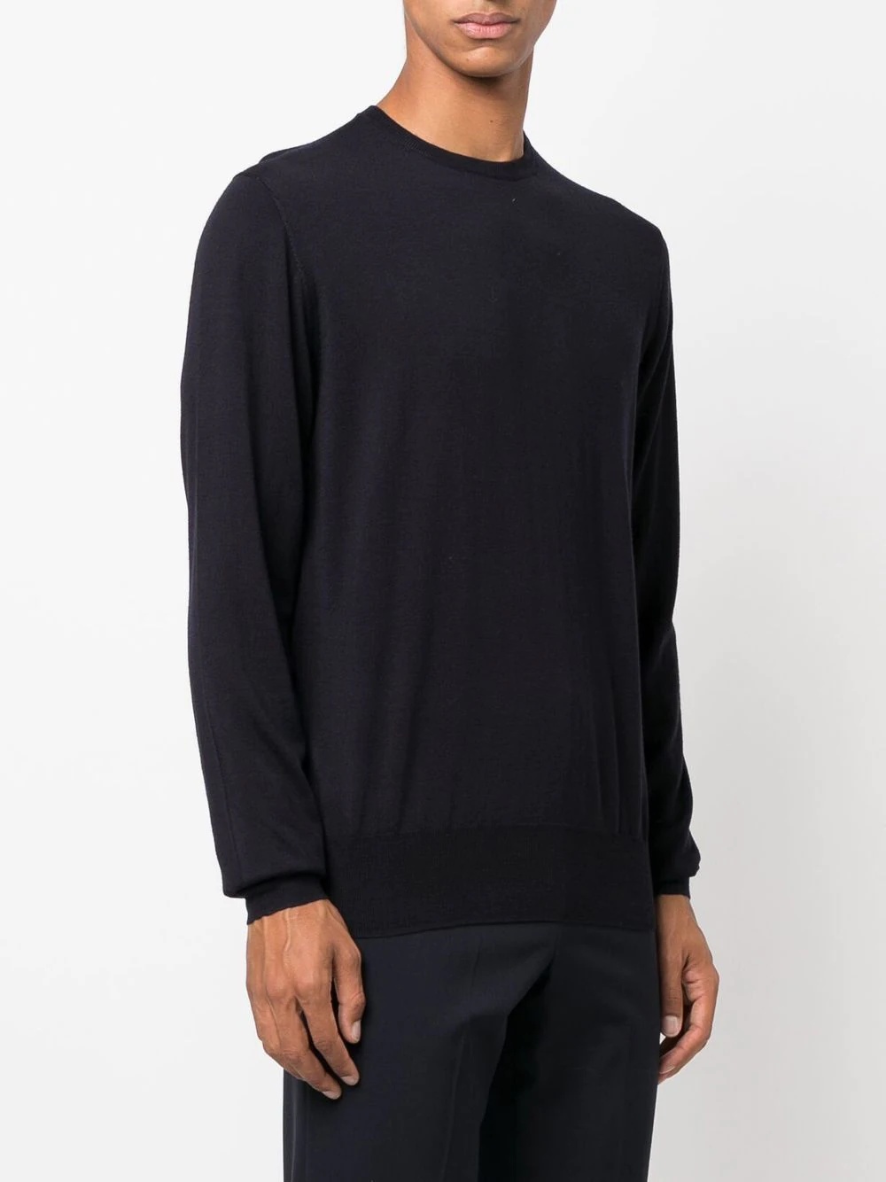 crew-neck virgin wool jumper - 3