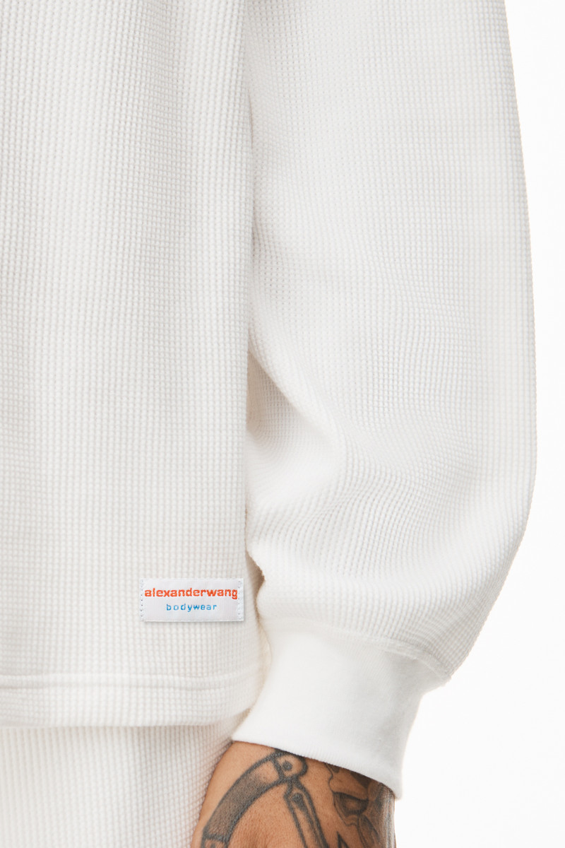 UNISEX LONG SLEEVE IN COTTON WAFFLE THERMAL 5