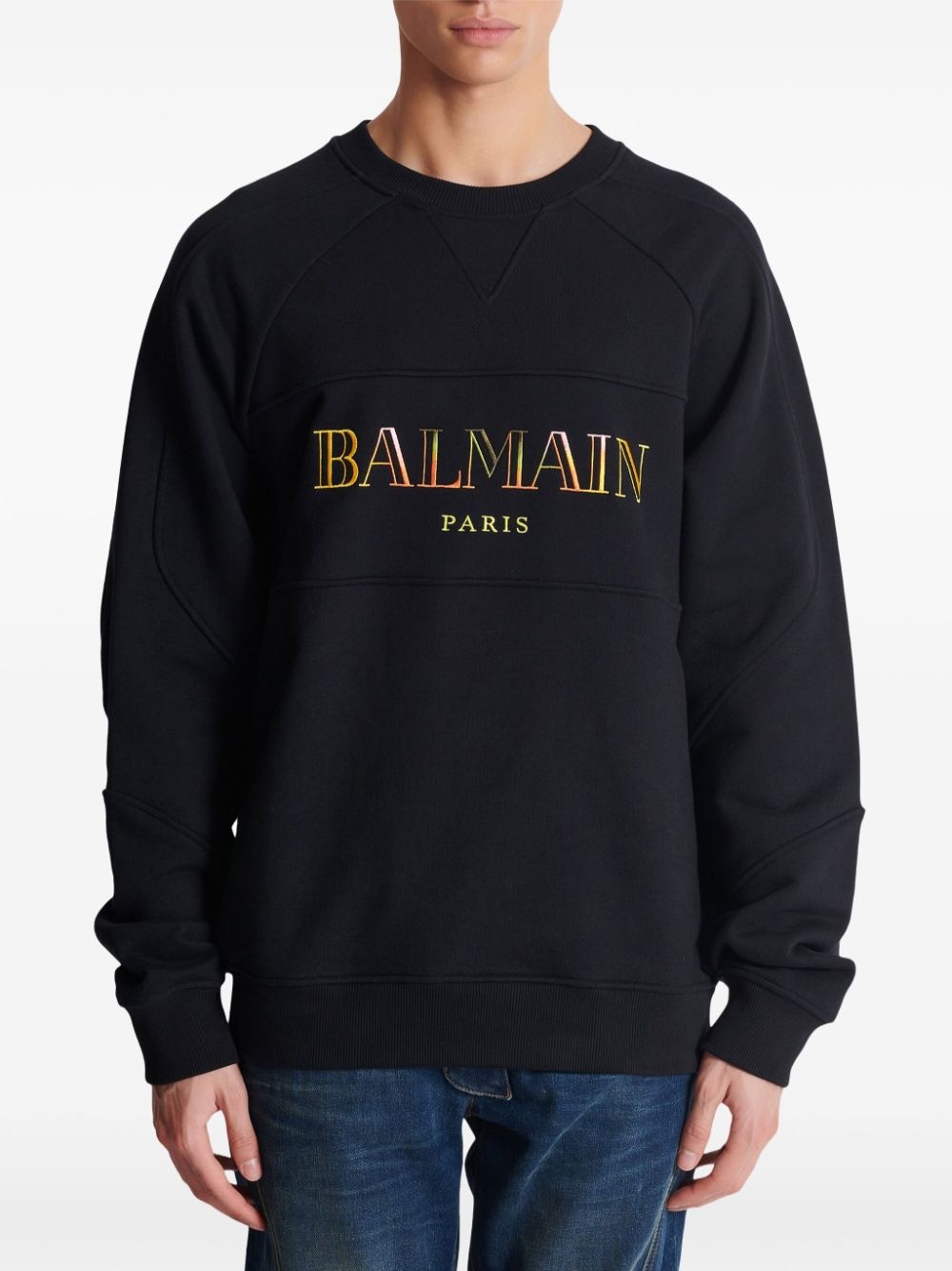 embroidered oversized sweatshirt - 5