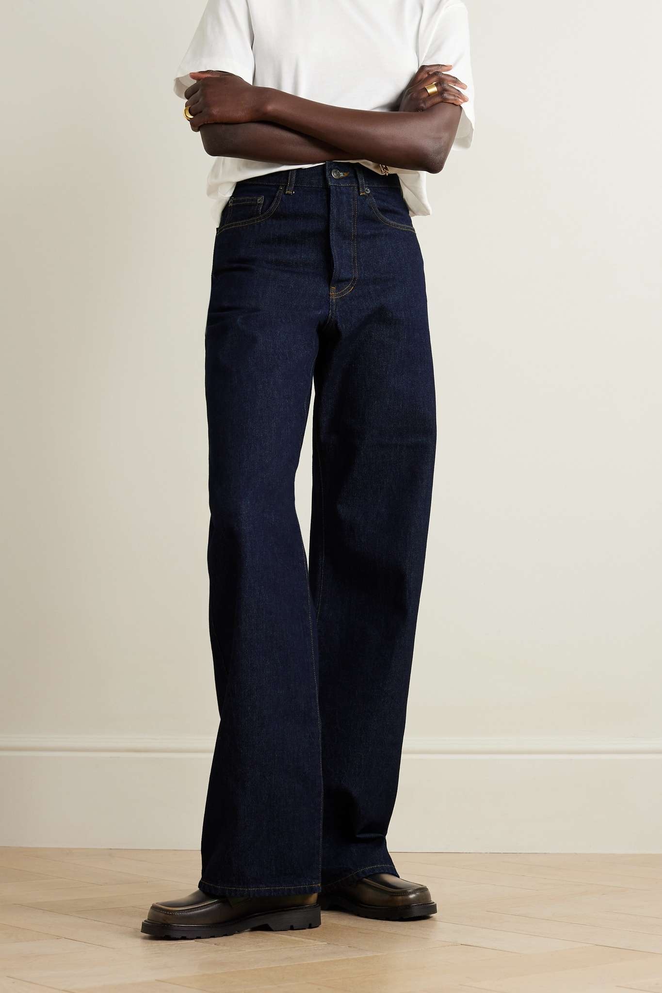 Dries Van Noten High-rise wide-leg jeans | REVERSIBLE