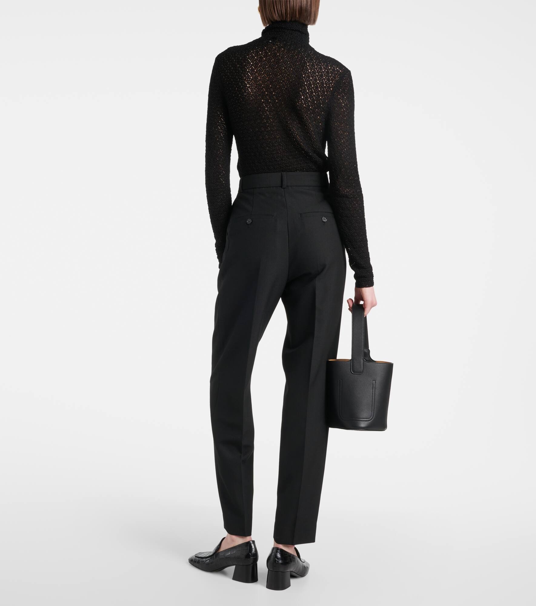 High-rise tapered pants - 3