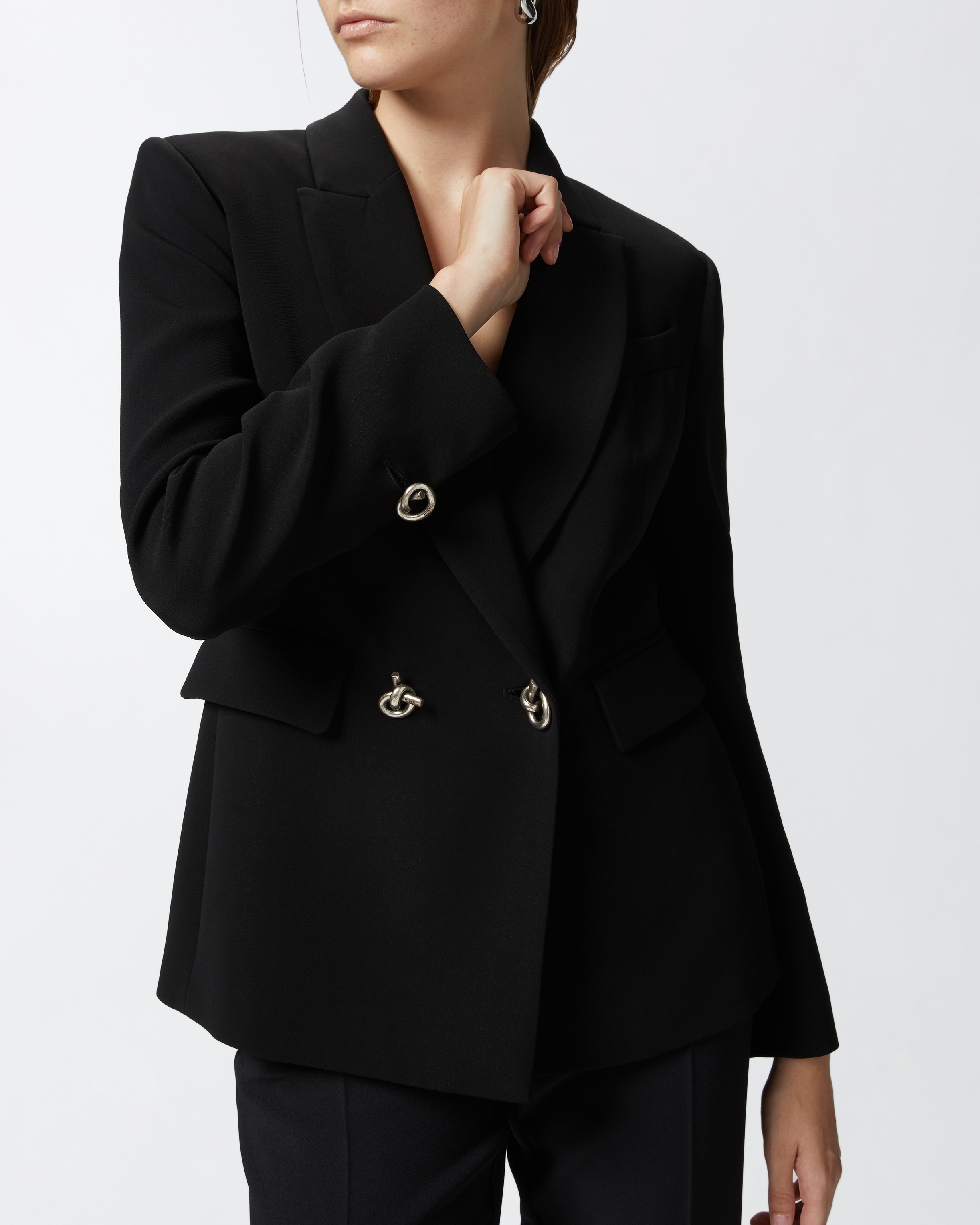 TECHNICAL CADY BLAZER WITH METAL BUTTONS - 5
