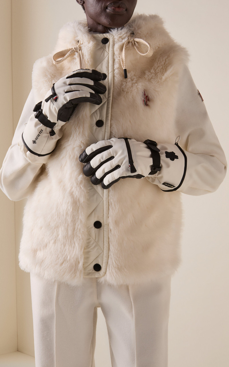 Moncler Grenoble Ski Gloves white outlook