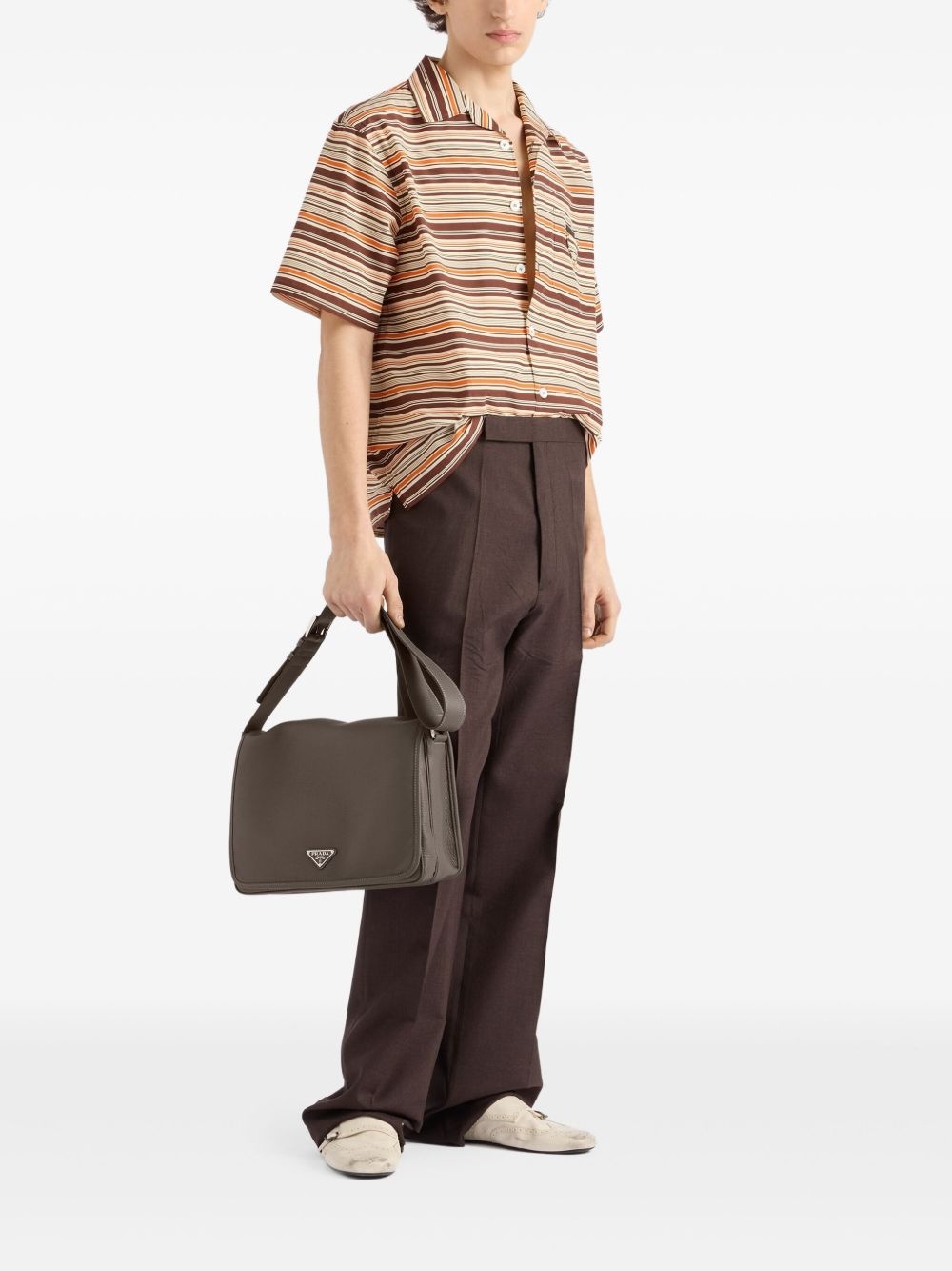 leather messenger bag - 2