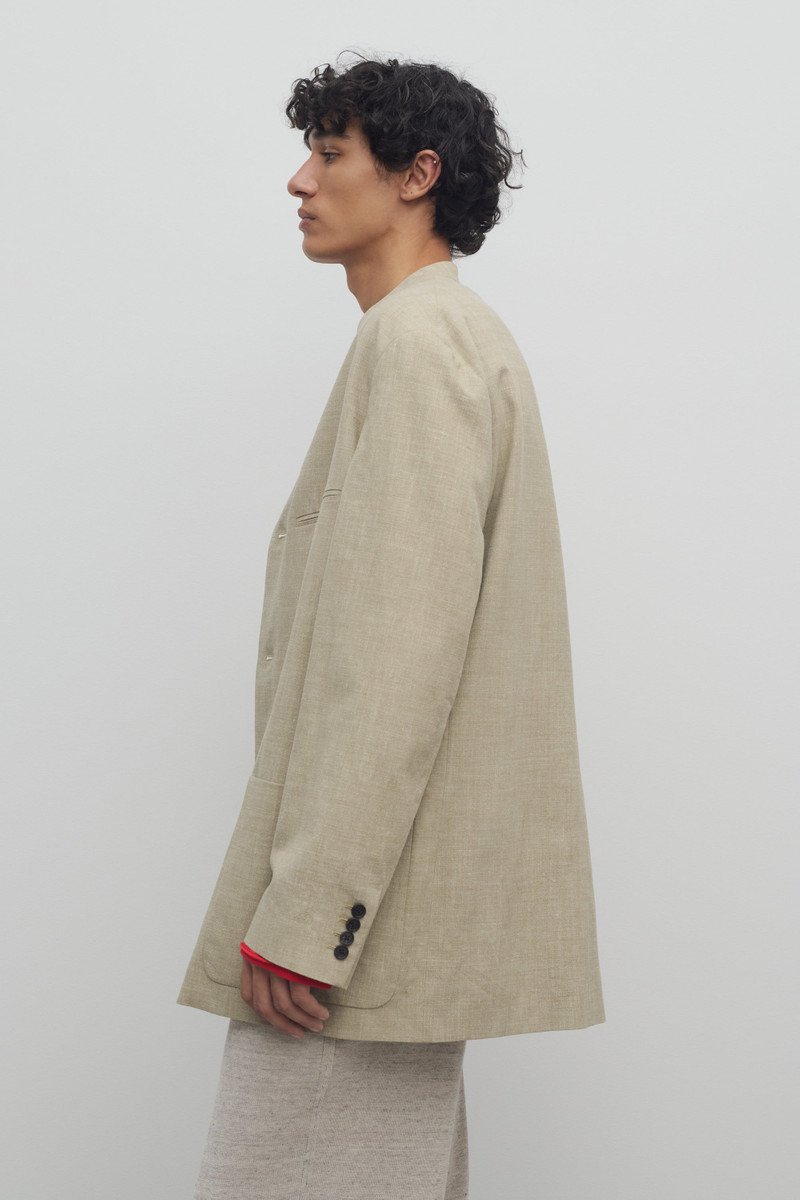 Casimir Jacket in Silk, Linen, and Virgin Wool 4