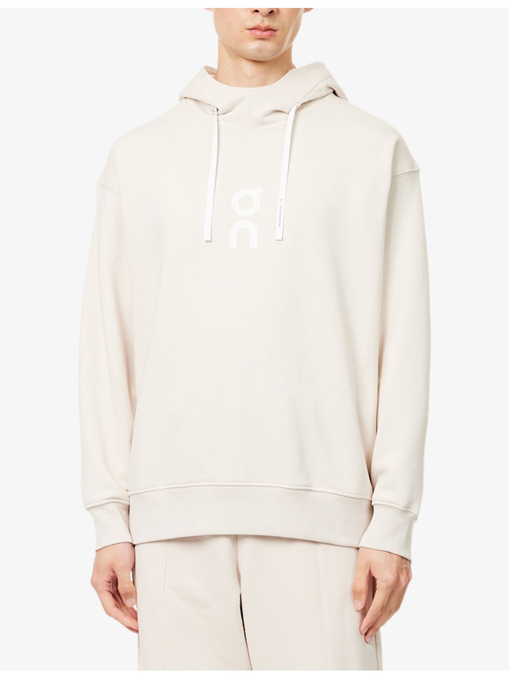 Club Brand-Print Cotton-Blend Hoody - 3
