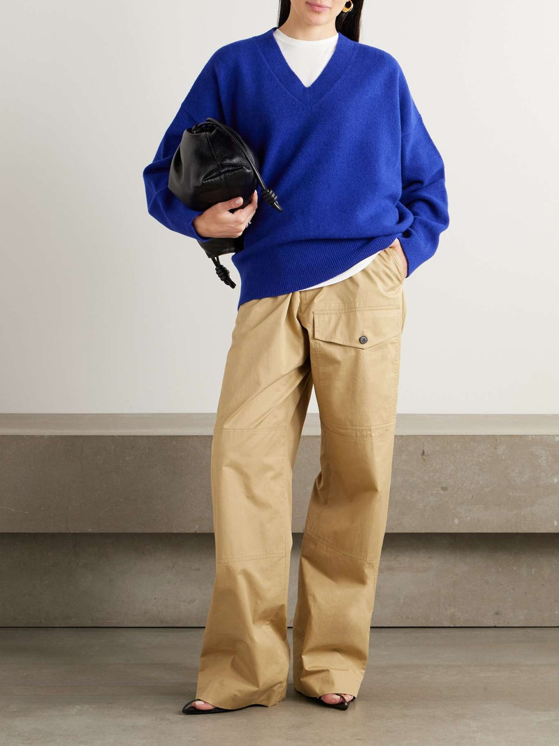 RÓHE Wool-blend sweater Indigo outlook