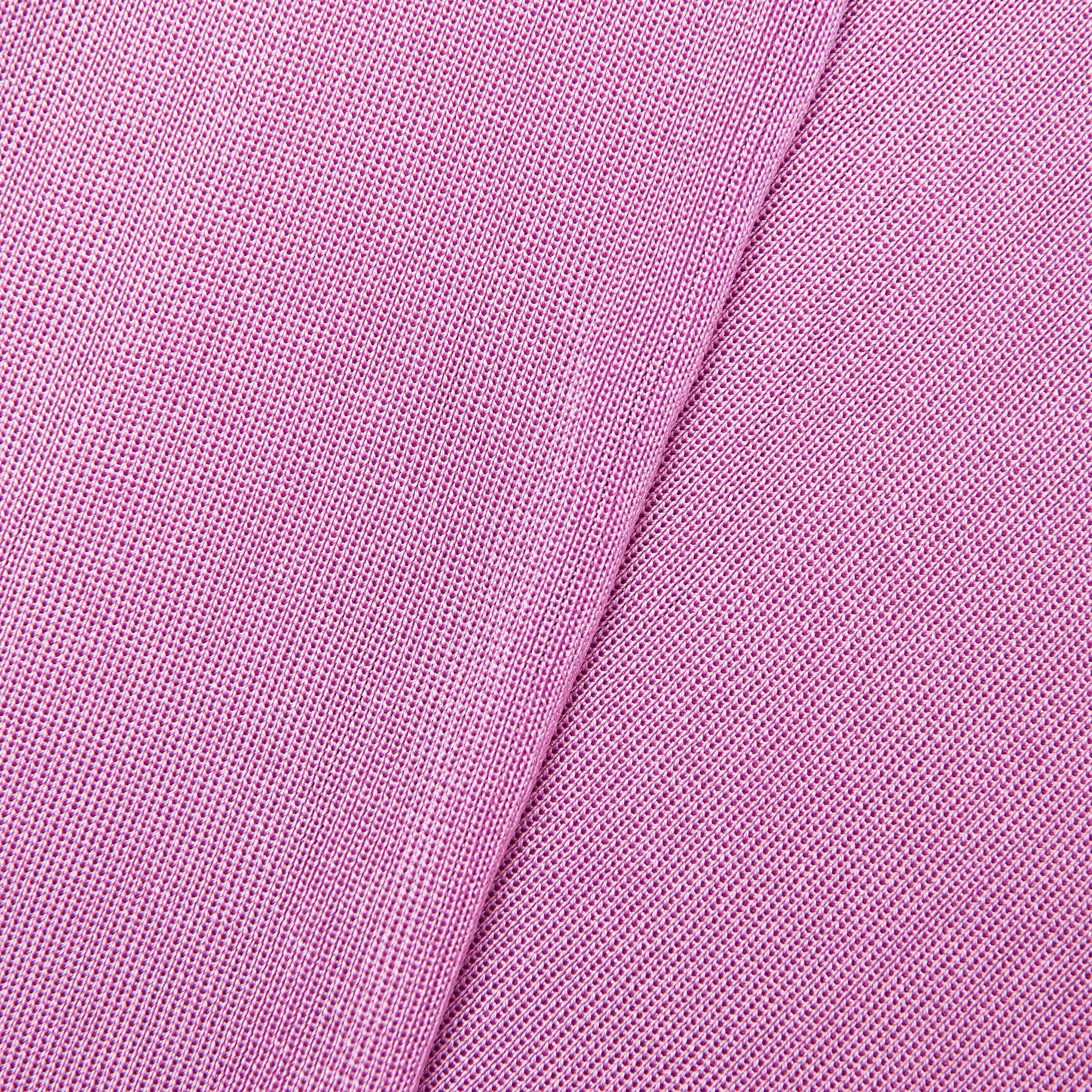 Pink Viscose Knit Maxi Dress - 5