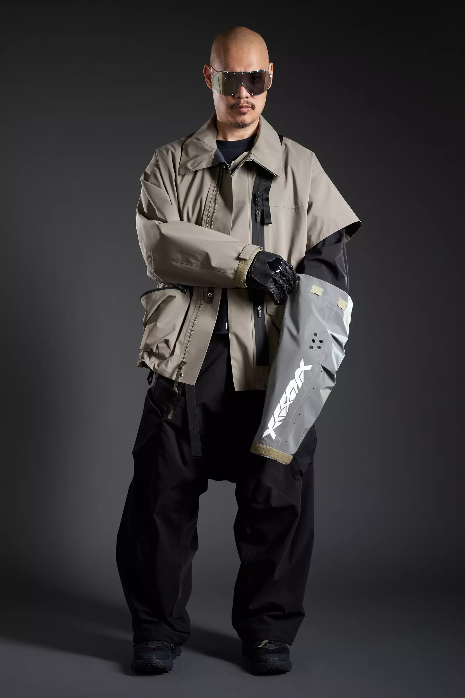 J115-GT-EX 3L Gore-Tex Pro Interops Jacket ALPHA GREEN / SILVER - 15