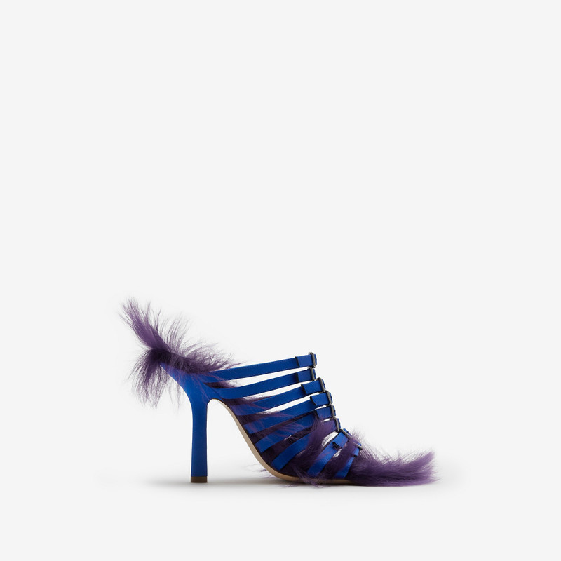 Satin Step Fuzz Sandals 1