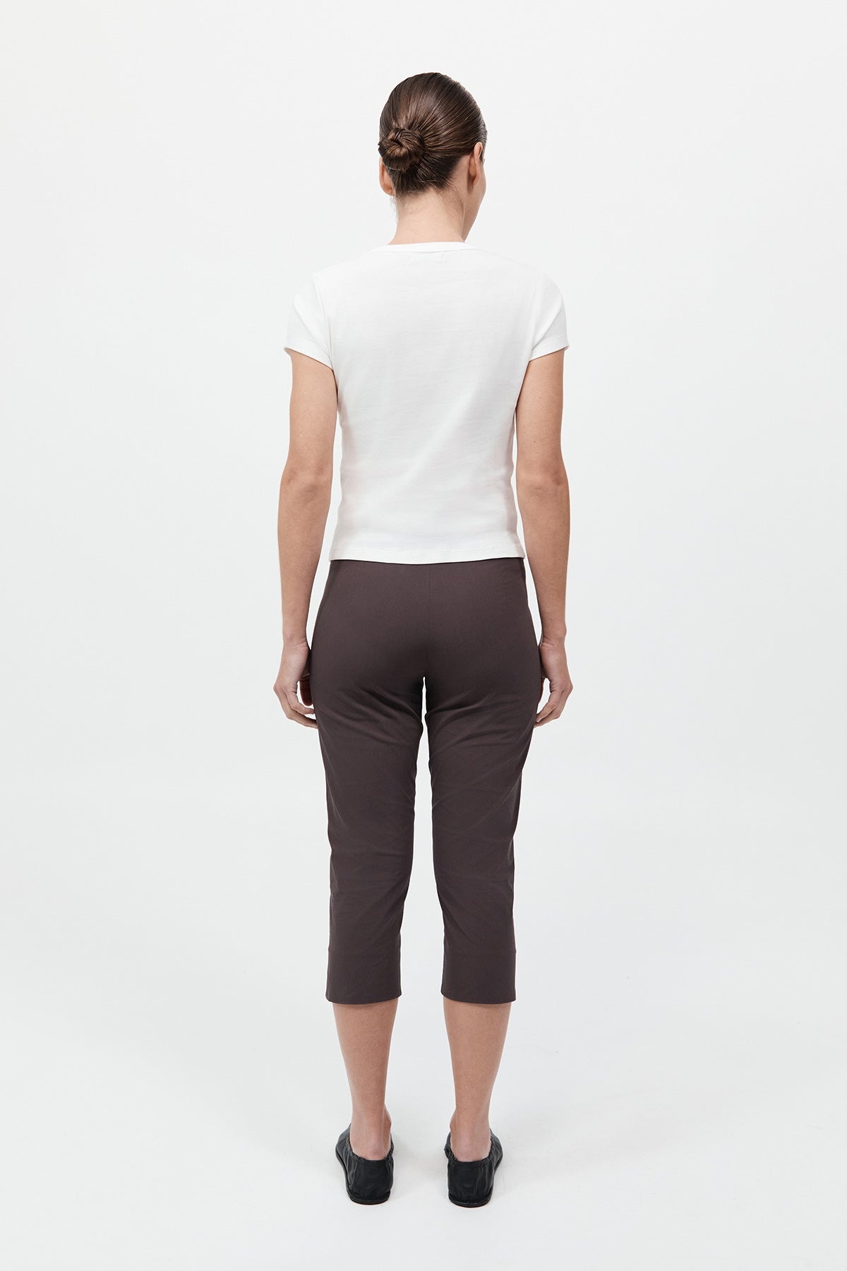 Slim Capri Pant - Chocolate Plum - 4