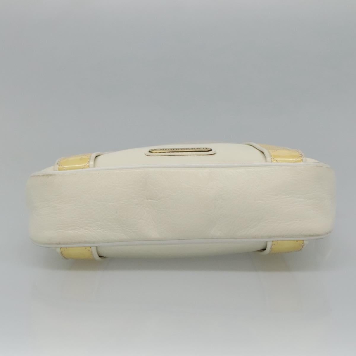 Burberry Shoulder Bag Leather White - 9