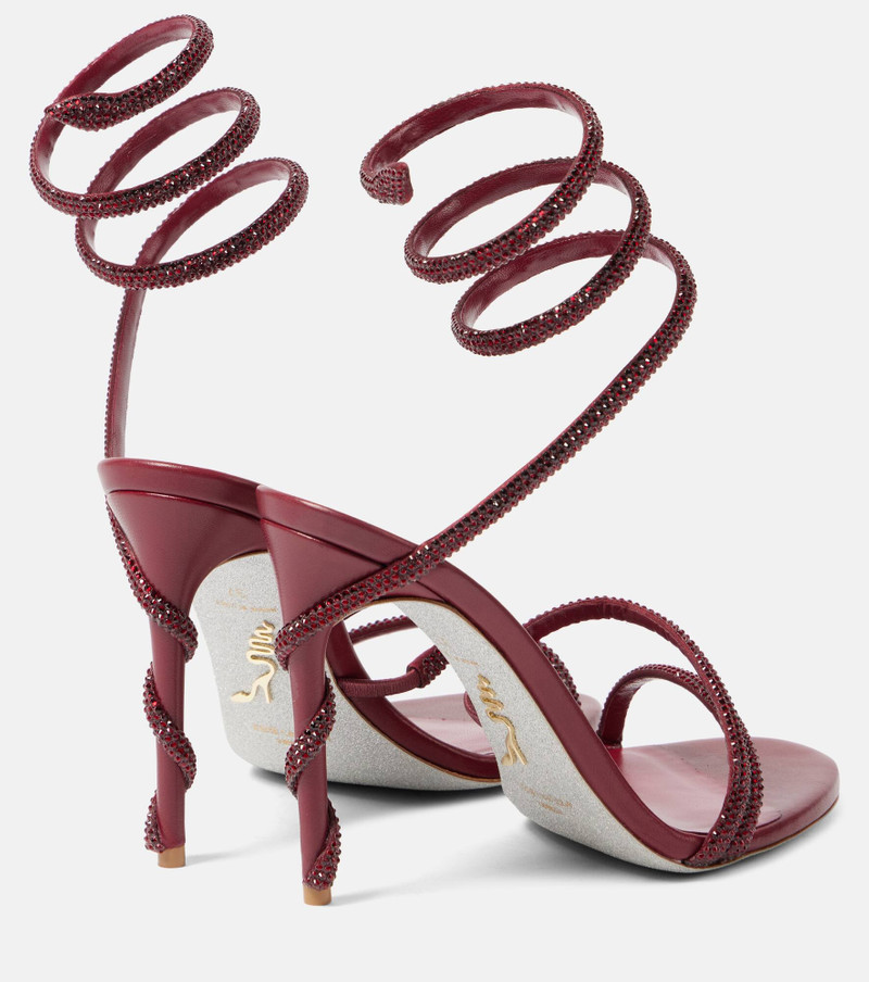 RENE CAOVILLA Margot embellished sandals outlook