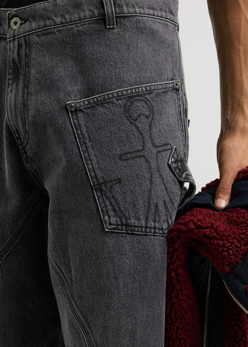 JW Anderson Twisted Wide-leg Jeans 5