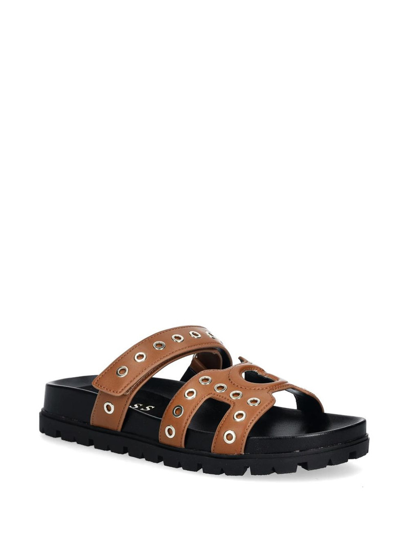 GUESS USA eyelet logo sandals outlook