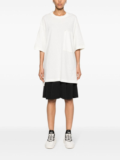 Y-3 patch-pocket cotton T-shirt outlook