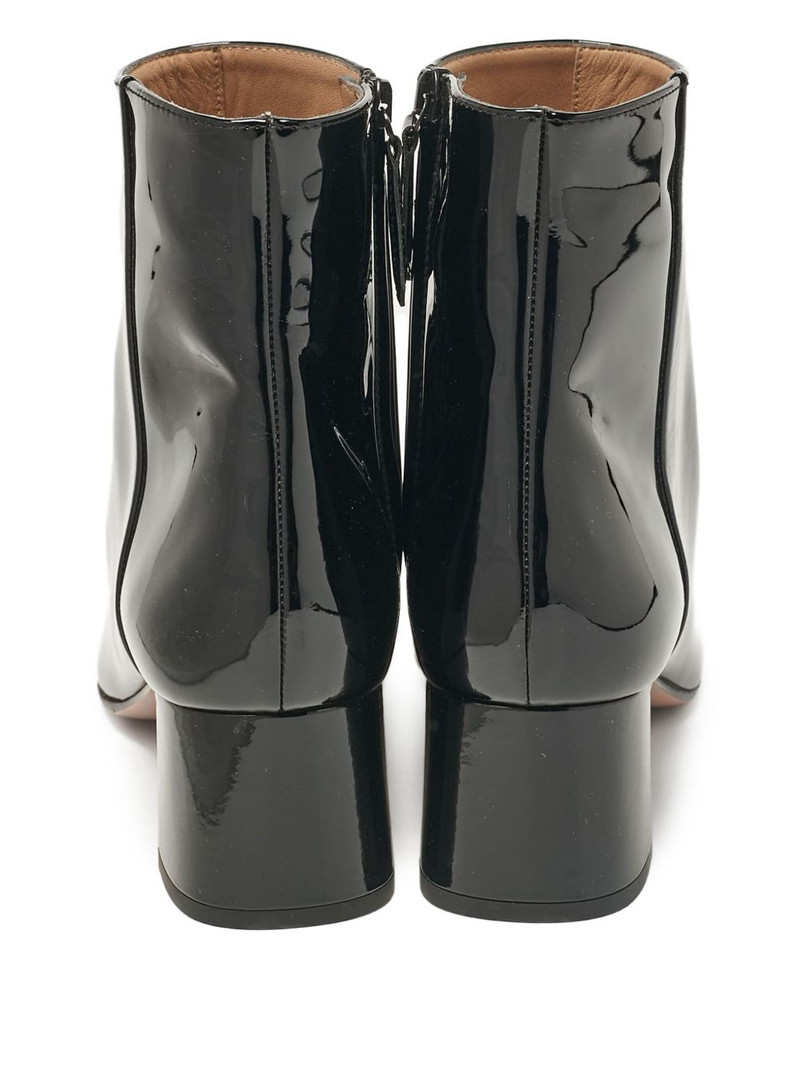 50mm patent-leather block-heel boots 4