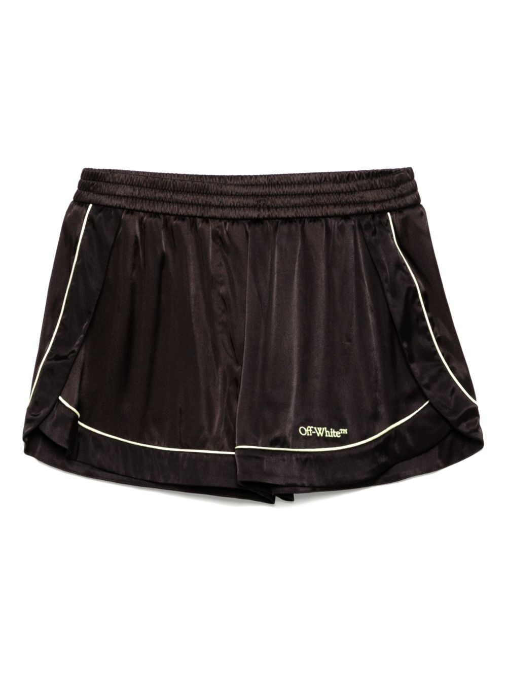 logo-embroidered shorts - 1