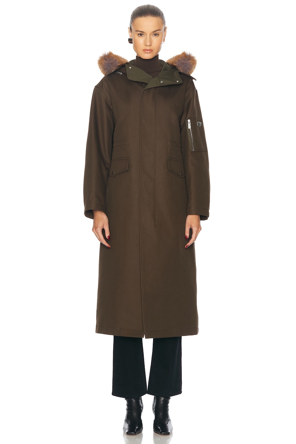 Long Washed Parka - 2