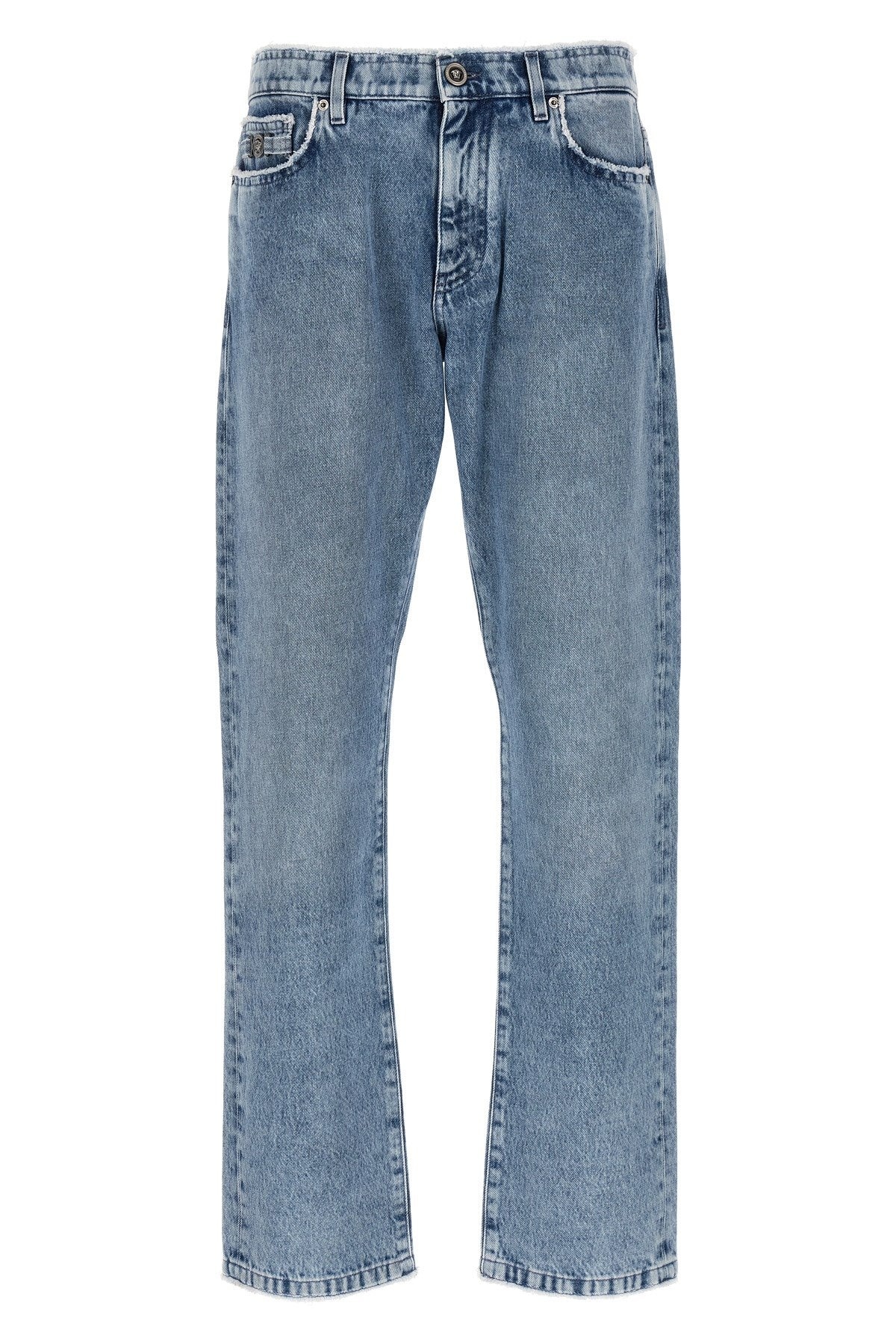 Versace Men Fringed Jeans - 1