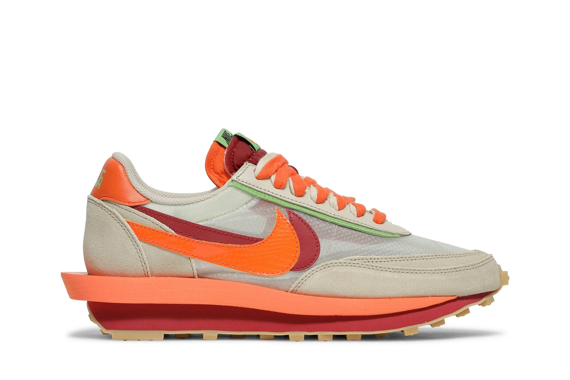 sacai x Clot x LDWaffle 'Net Orange Blaze' - 1