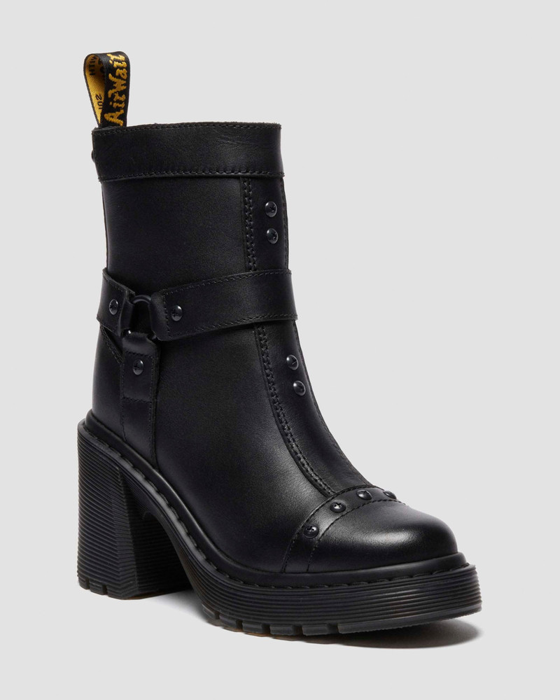 Dr. Martens SPENCE HARNESS SENDAL LEATHER HEELED CHELSEA BOOTS outlook